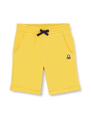 United Colors of Benetton Bermudas 3j68i0638 Pantalones Cortos, Amarillo 0l3, 104 cm para niños y jóvenes