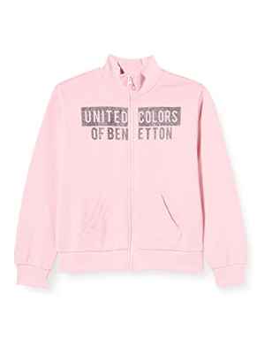 United Colors of Benetton Chaqueta M/L 3j68c5933 Suéter cárdigan, Rosa 31r, 110 cm Niñas y Chicas