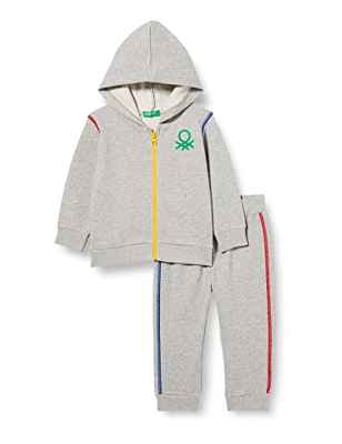 United Colors of Benetton Comp(Giacca+Pant) 3J70G5017 Pantalones, Grigio 501, YS para Niños