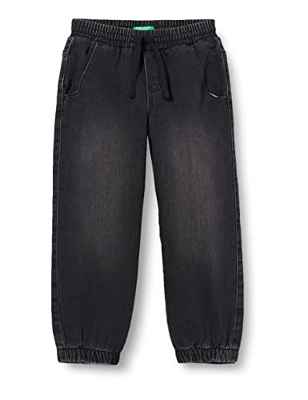 United Colors of Benetton Pantalón 49bpgf00j Pantaln, Negro Denim 700, 5 años para Niños