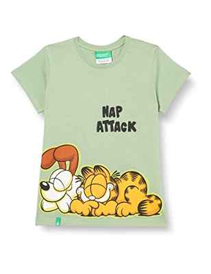 United Colors of Benetton T-Shirt 3096G103U Camiseta, Verde 0N0, 74 para Niños