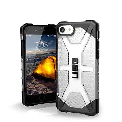 Urban Armor Gear Plasma Funda para Apple iPhone SE (2020) /8 /7 /6S Cubierta protectora (Compatible con la carga inalámbrica, Resistente a los choques, Parachoques ultra delgado) - Transparente