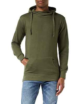 Urban Classics Loose Terry Long Hoody Sudadera, Verde (Olive 176), S para Hombre