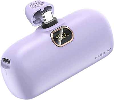 USB C Powerbank 5000mAh Mini Power Bank Carga Rapida 20W Cargador Portátil Movil Batería Externa Compacto Compatible con Samsung Xiaomi Vivo Oneplus