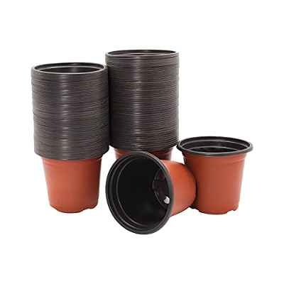 ValueHall Macetas de Vivero 100 Piezas Macetas de Plástico 9cm Macetas de Semillas Redonda Multifuncional Macetas de Plástico para Plantas para Plantas Suculentas Frutas Verduras Flores V7F01
