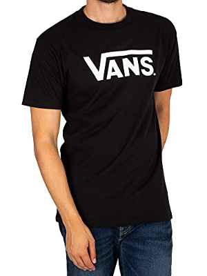 Vans Camiseta clásica, Blanco Y Negro, XL para Hombre