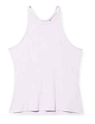 Vila Viathalia Noos-Camiseta de Tirantes Top, Pastel Lilac, L para Mujer