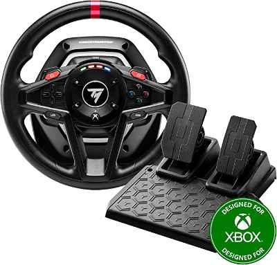Volante de Carreras Force Feedback con Pedales Magnéticos Thrustmaster T128