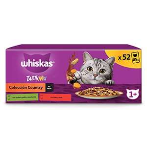 Whiskas Tasty Mix Comida Húmeda para Gatos Adultos Colección Country en Salsa (13x4x85g bolsitas)