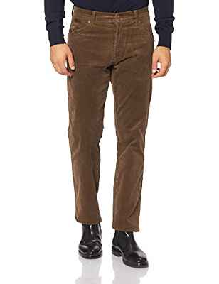 Wrangler Texas Slim Pants Pantalones, Marrón (Teak), 34W / 34L para Hombre