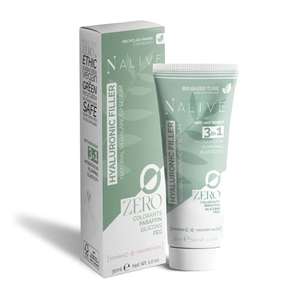 ZERO Nalive - Sérum Ácido Hialurónico para el Rostro con Vitamina C, E, Aloe Vera Orgánico